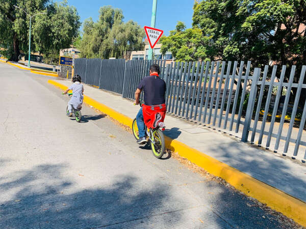 Ciudad Universitaria en bici