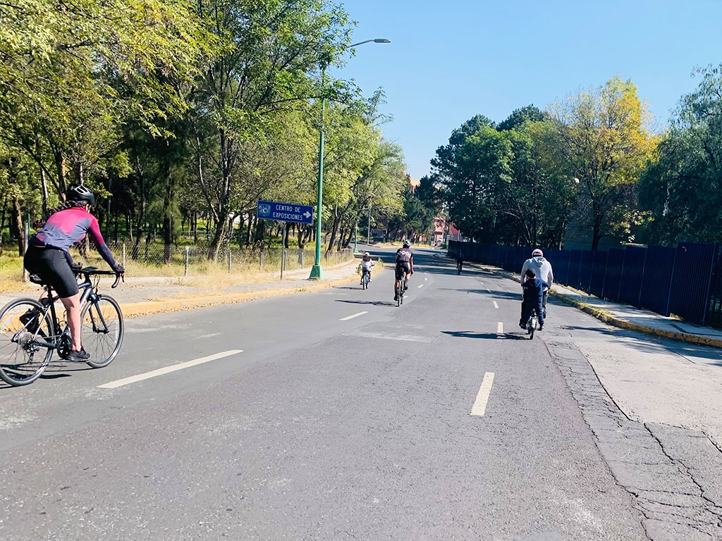 Ciudad Universitaria en bici