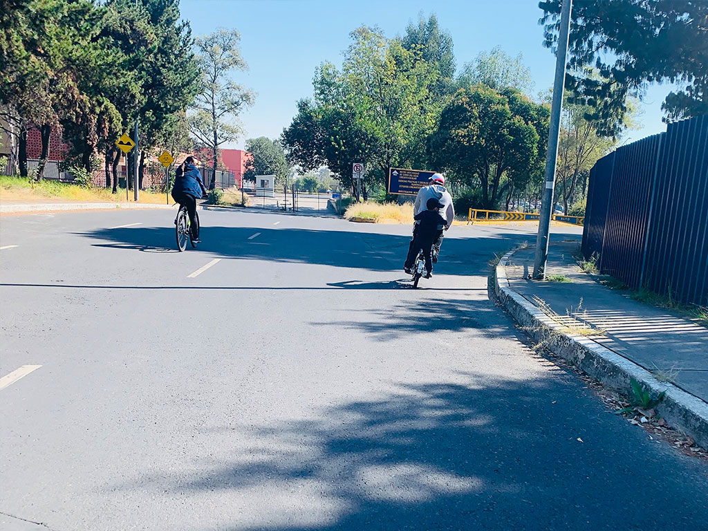 Ciudad Universitaria en bici